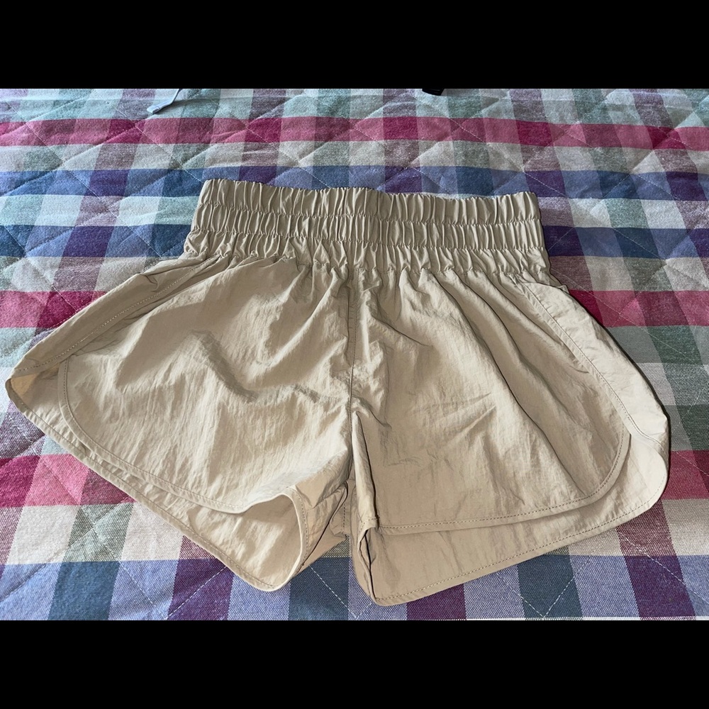 ZENANA Khaki Active Shorts